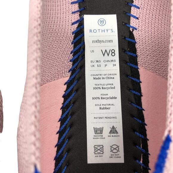 Rothy's‎ The Point Petal Pink Retired Women’s Size 8 - Picture 11 of 11